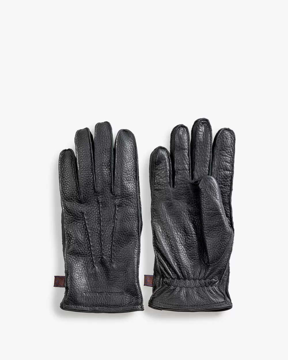 Floris van Bommel Handschoenen leer zwart<Heren Handschoenen