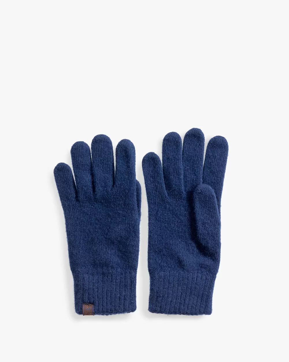 Floris van Bommel Handschoenen wol blauw<Heren Handschoenen